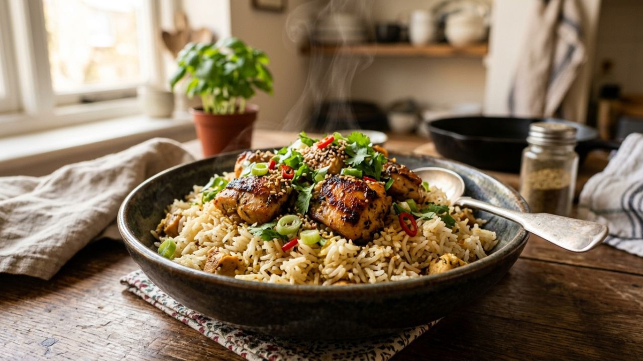 Read more about the article Chicken Flavored Rice A Simple Savory One Pot Meal for Everyday Cooking